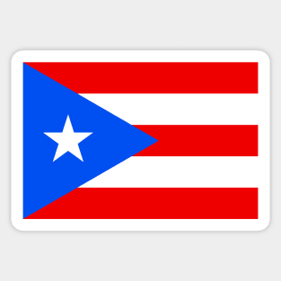 Flag of Puerto Rico Sticker